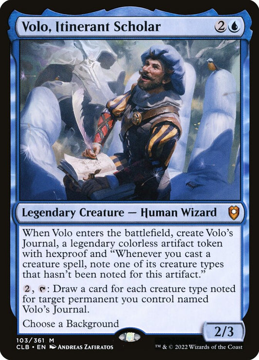 Volo, Itinerant Scholar front