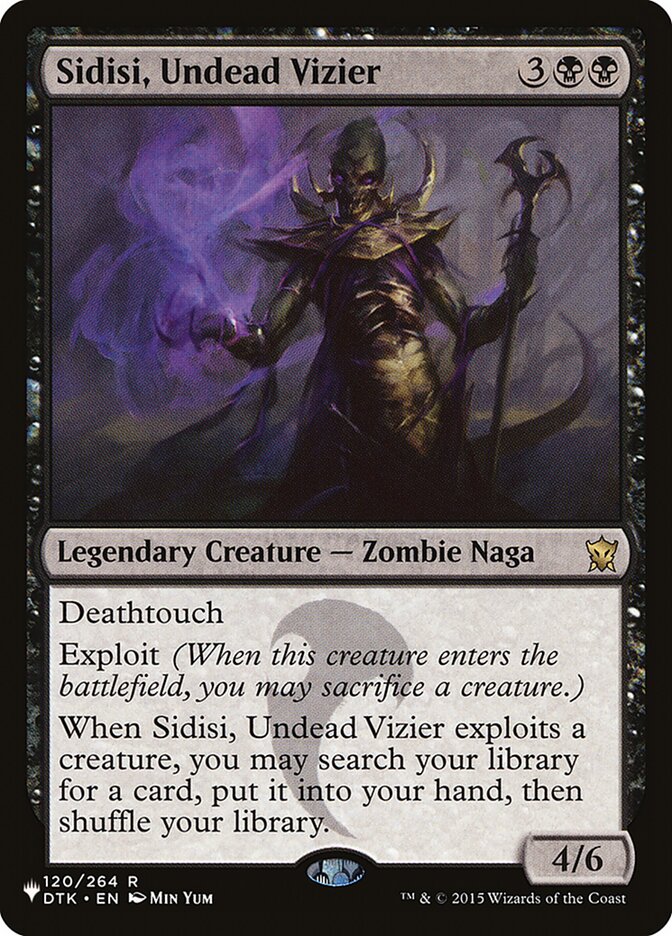 Sidisi, Undead Vizier front