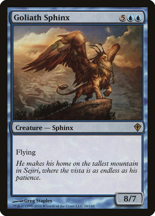 Goliath Sphinx front
