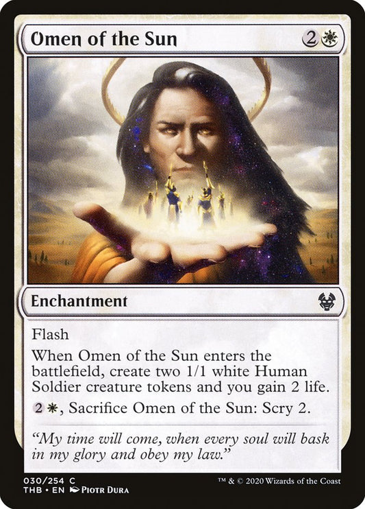Omen of the Sun front