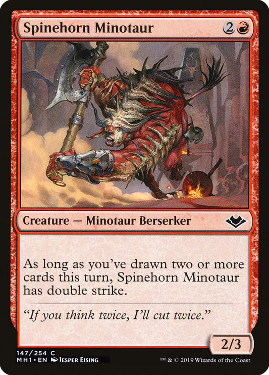 Spinehorn Minotaur front