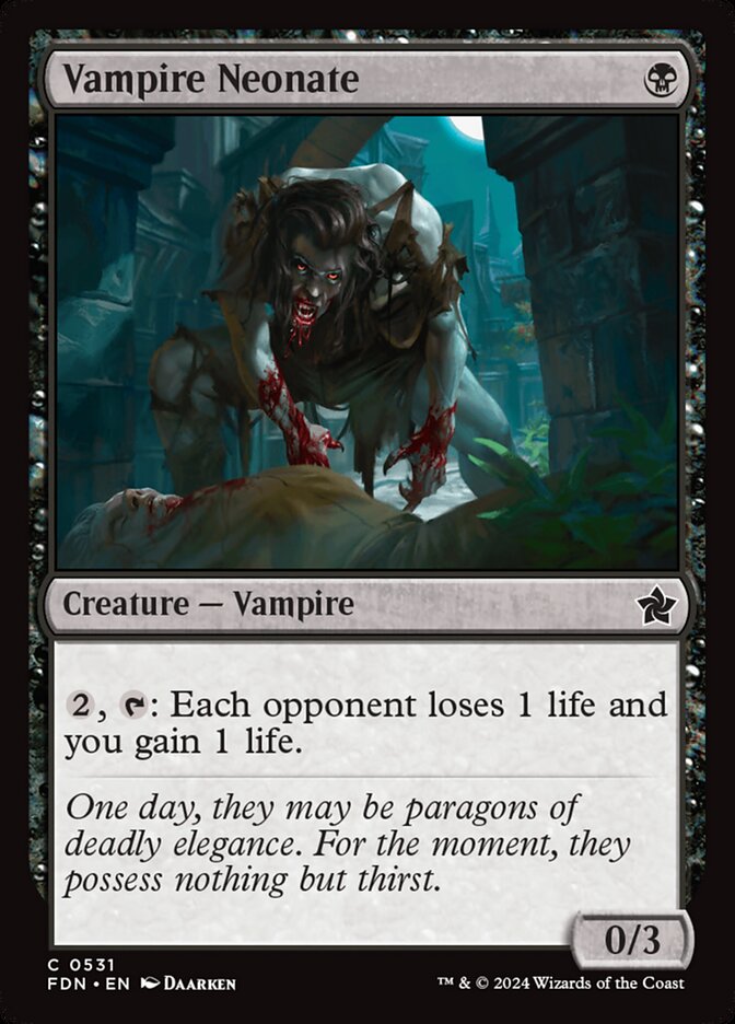 Vampire Neonate front
