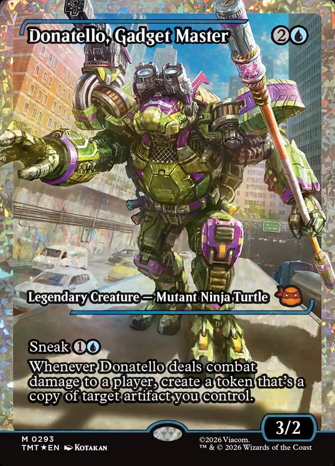 Donatello, Gadget Master front