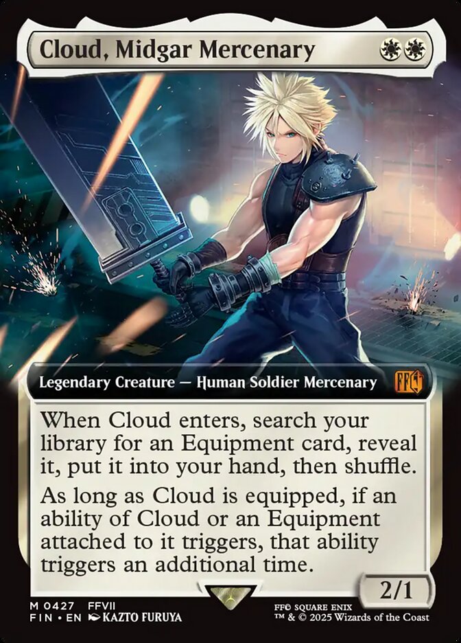 Cloud, Midgar Mercenary front