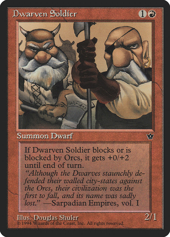 Dwarven Soldier front