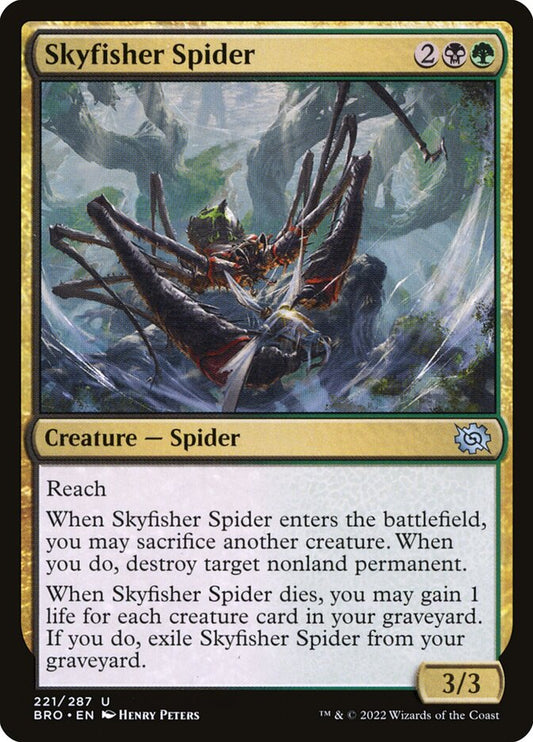 Skyfisher Spider front