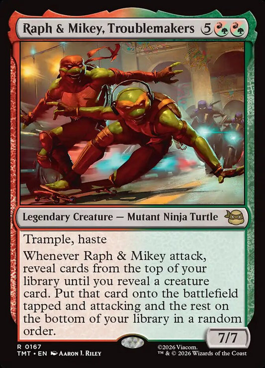 Raph & Mikey, Troublemakers front