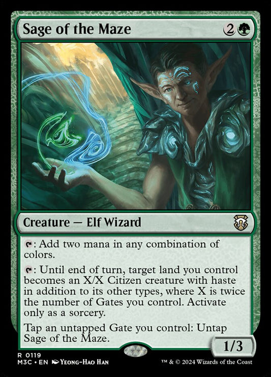 Sage of the Maze front