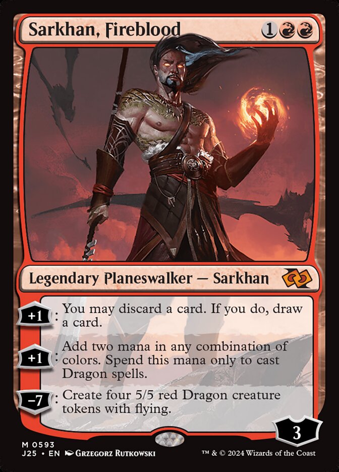 Sarkhan, Fireblood front