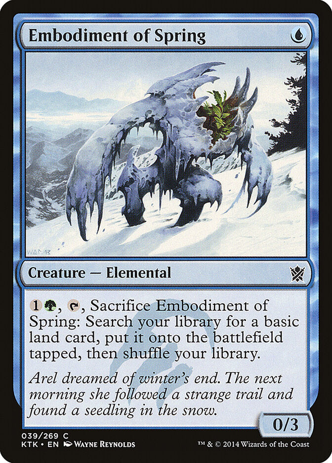 Embodiment of Spring front