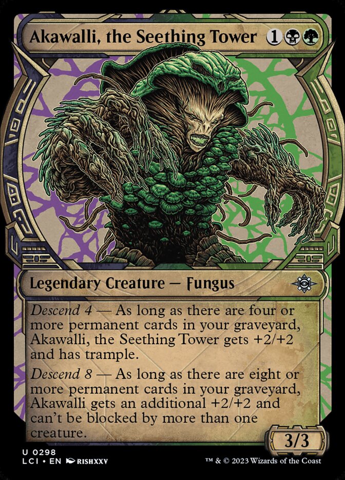 Akawalli, the Seething Tower front