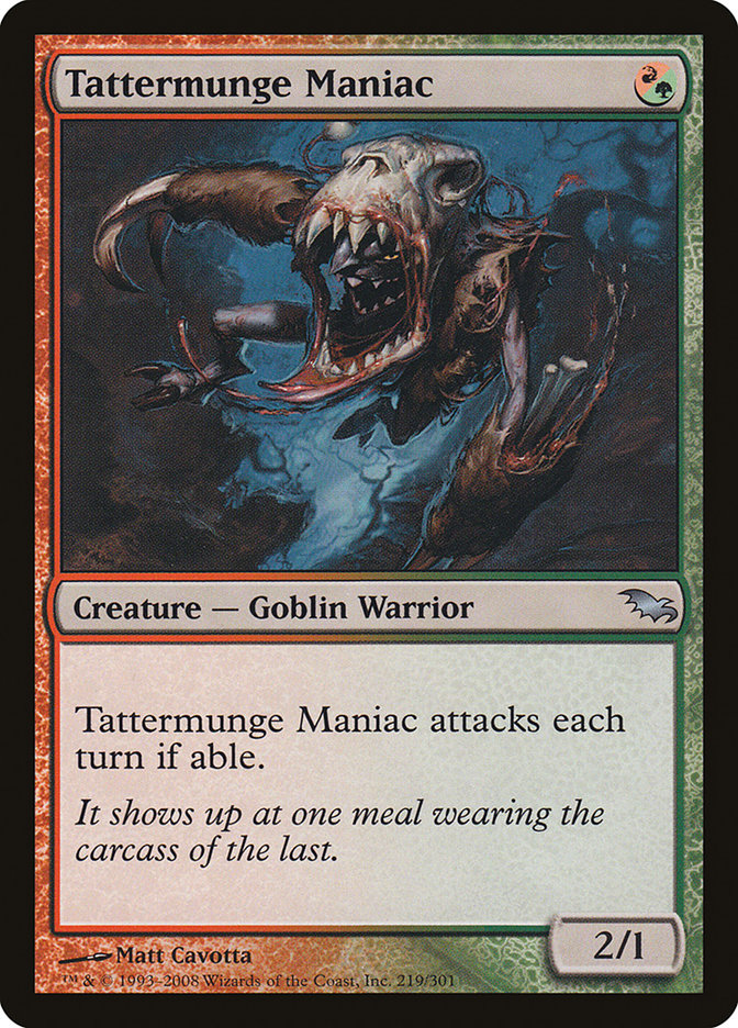 Tattermunge Maniac front