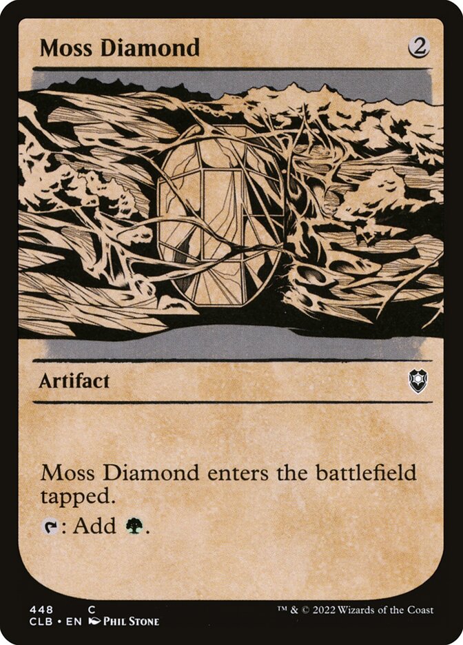 Moss Diamond front