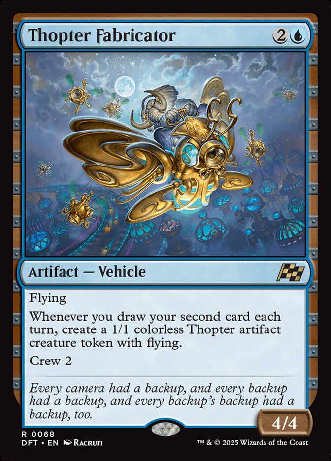 Thopter Fabricator front