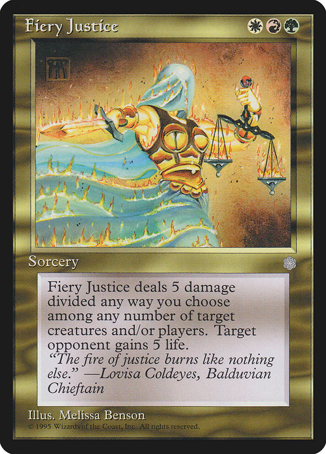 Fiery Justice front
