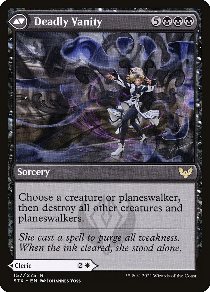 Selfless Glyphweaver // Deadly Vanity back