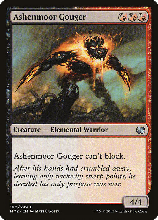 Ashenmoor Gouger front