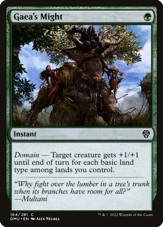 Gaea's Might front