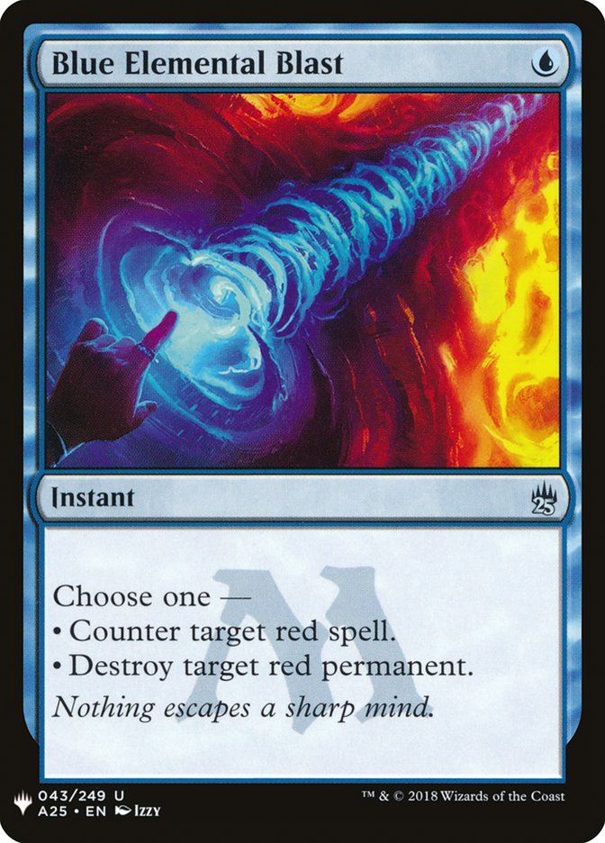 Blue Elemental Blast front