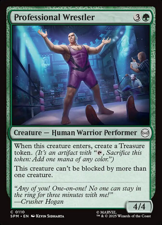Professional Wrestler front