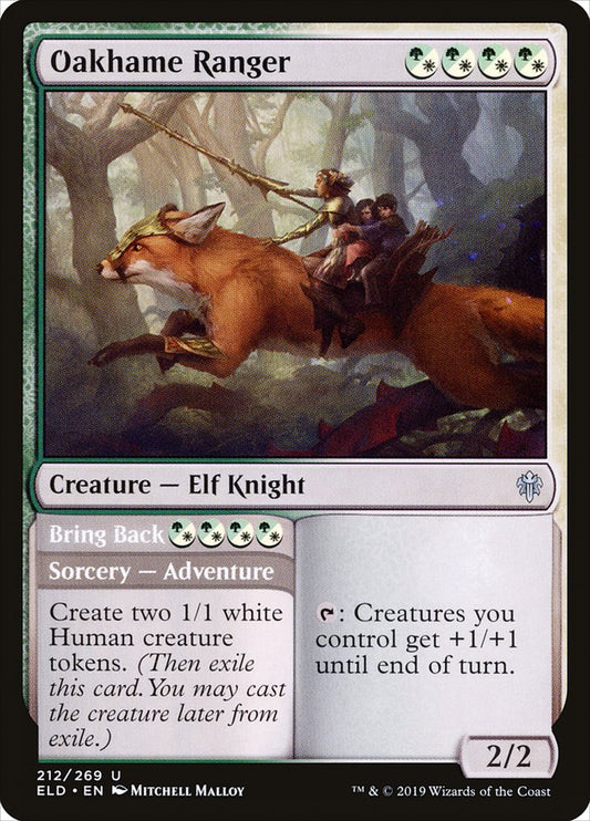 Oakhame Ranger // Bring Back front