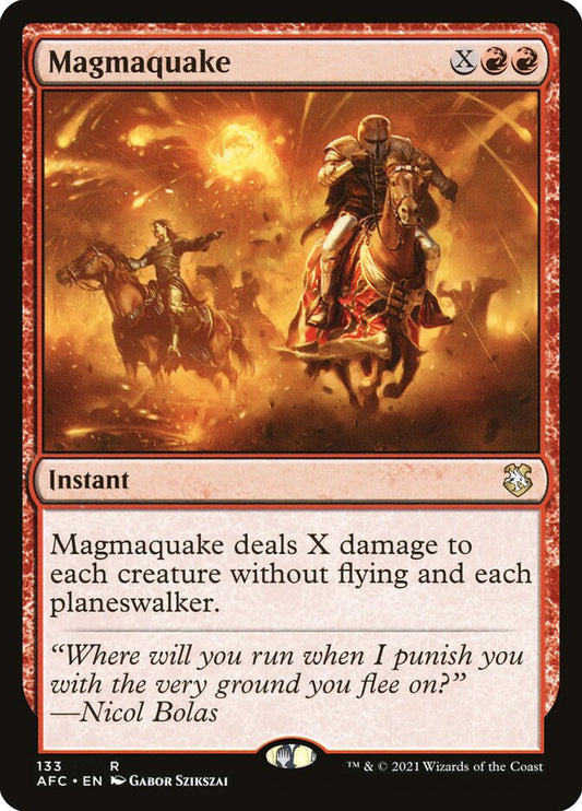 Magmaquake front