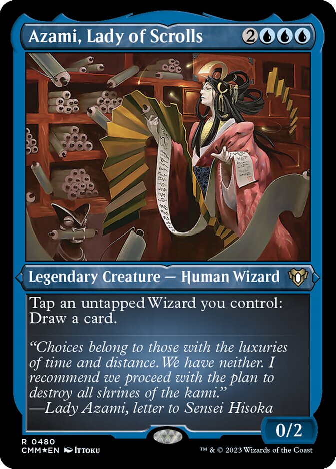 Azami, Lady of Scrolls front