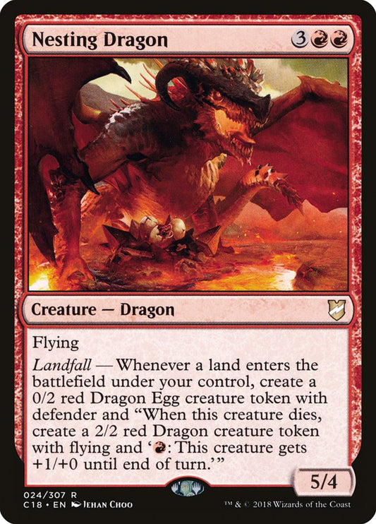 Nesting Dragon front