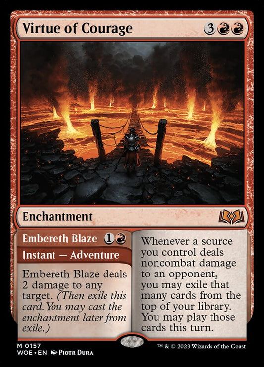 Virtue of Courage // Embereth Blaze front