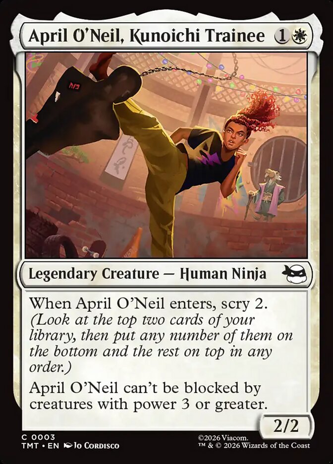 April O'Neil, Kunoichi Trainee front