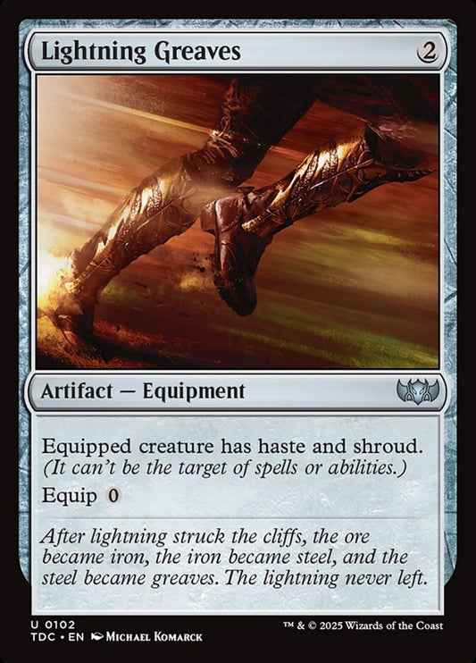 Lightning Greaves front