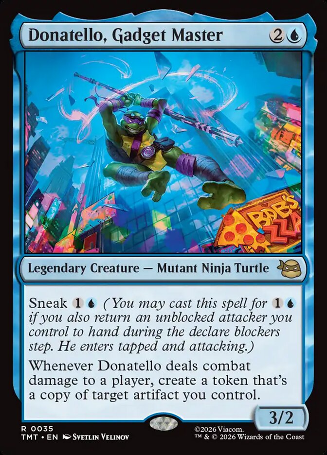 Donatello, Gadget Master front