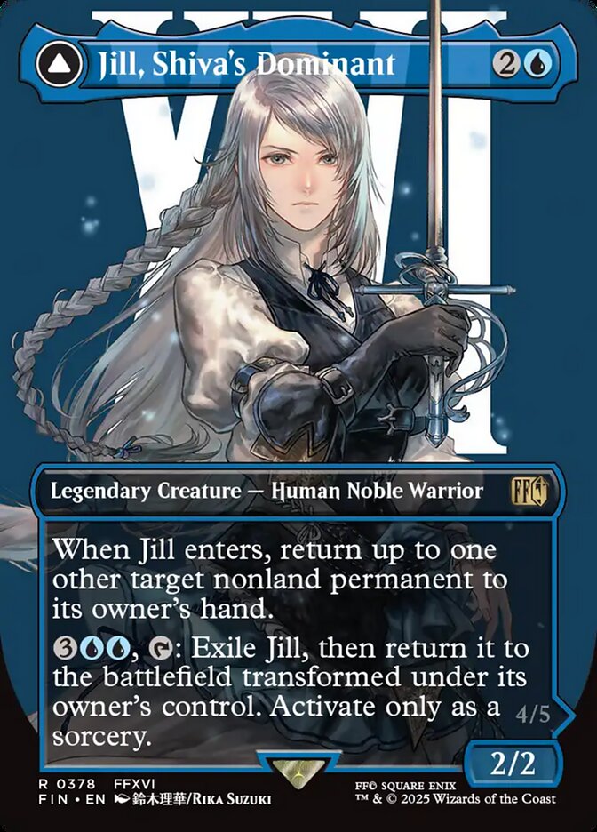 Jill, Shiva's Dominant // Shiva, Warden of Ice front
