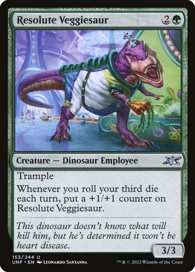 Resolute Veggiesaur front