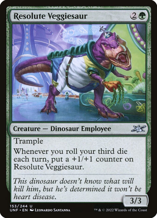 Resolute Veggiesaur front