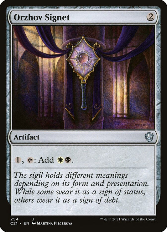 Orzhov Signet front