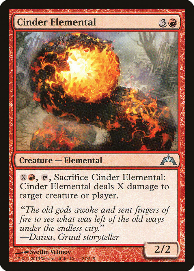 Cinder Elemental front