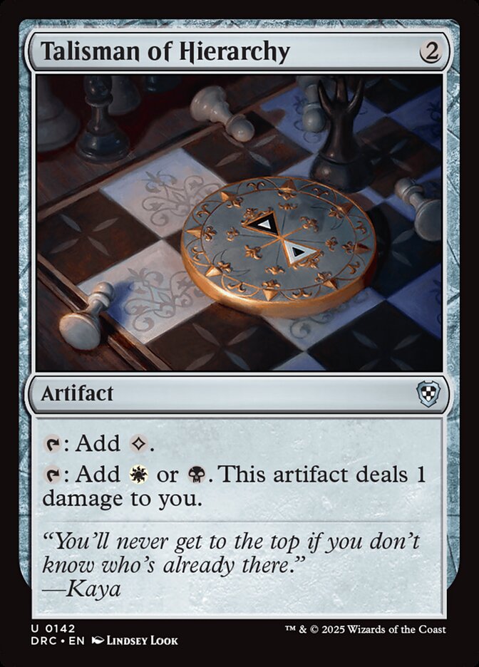 Talisman of Hierarchy front