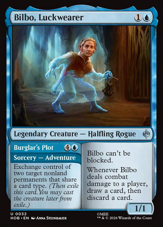 Bilbo, Luckwearer // Burglar's Plot back