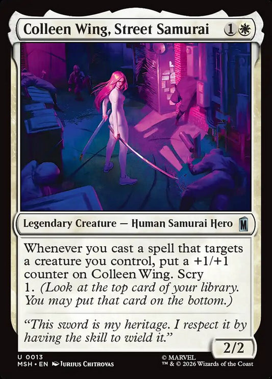 Colleen Wing, Street Samurai front