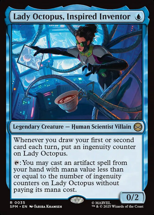 Lady Octopus, Inspired Inventor front