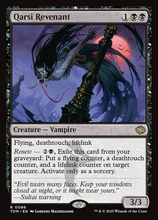 Qarsi Revenant front