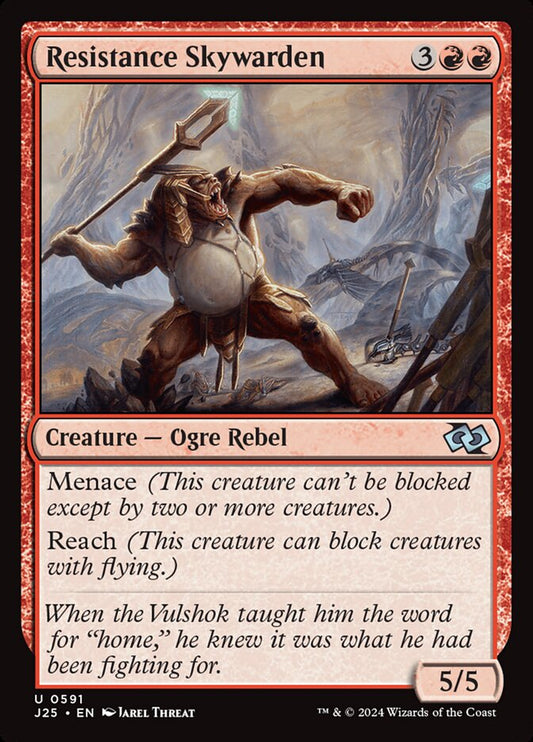 Resistance Skywarden front