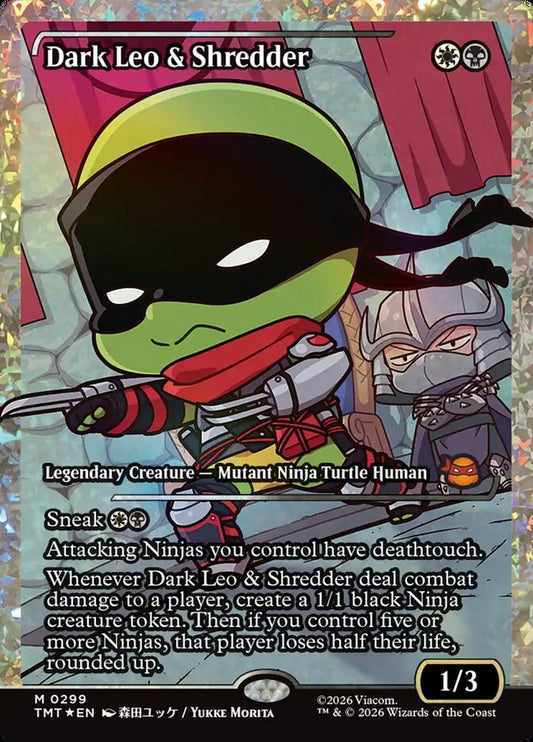 Dark Leo & Shredder front