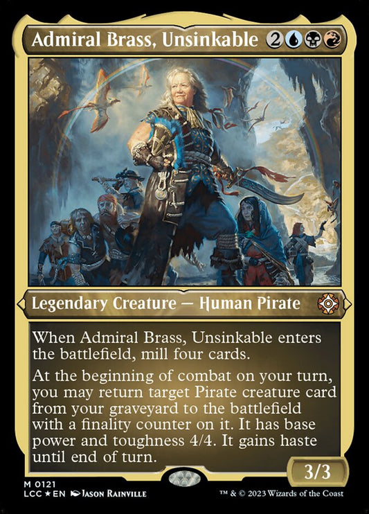 Admiral Brass, Unsinkable front