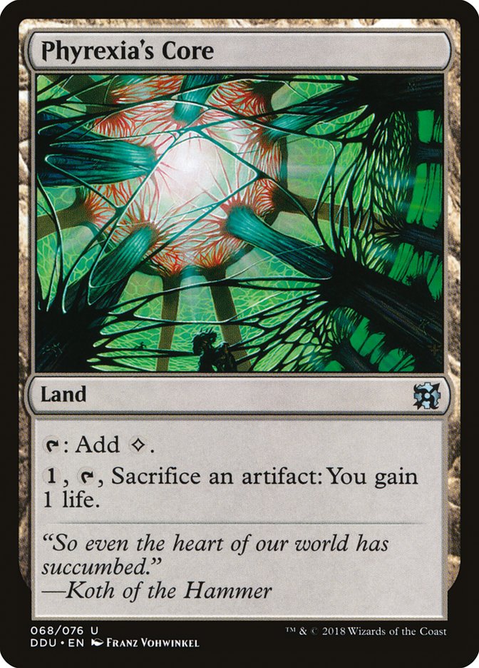 Phyrexia's Core front