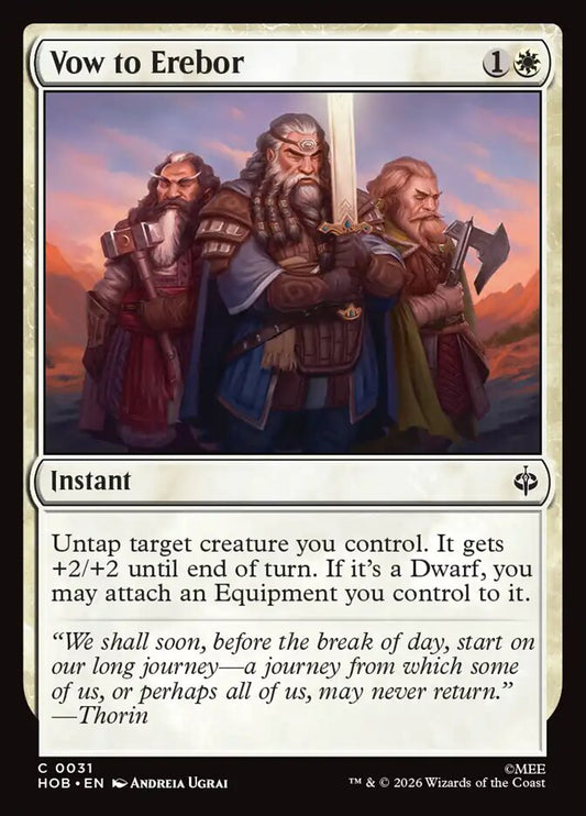 Vow to Erebor front