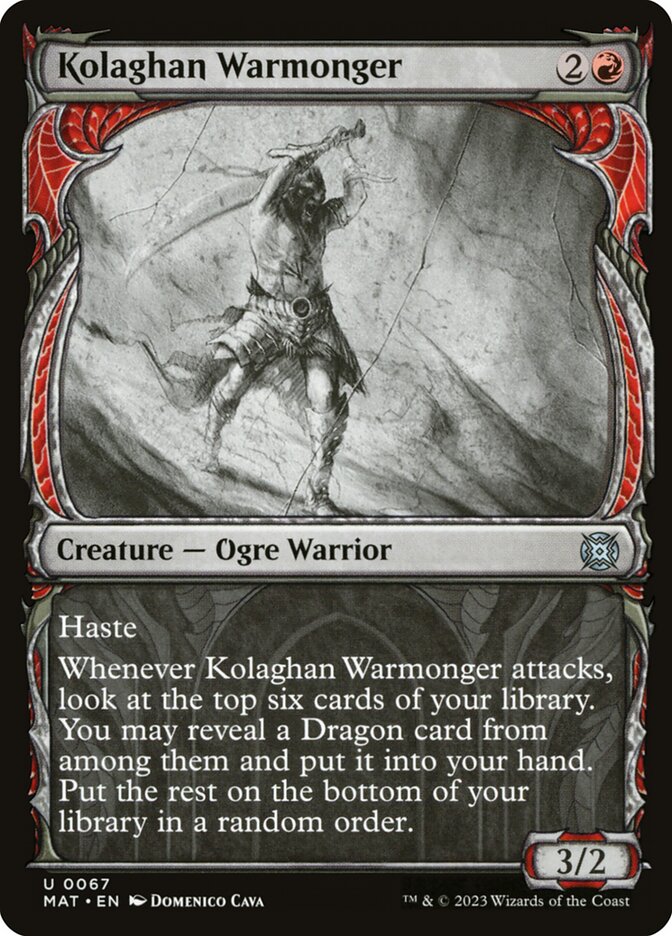 Kolaghan Warmonger front