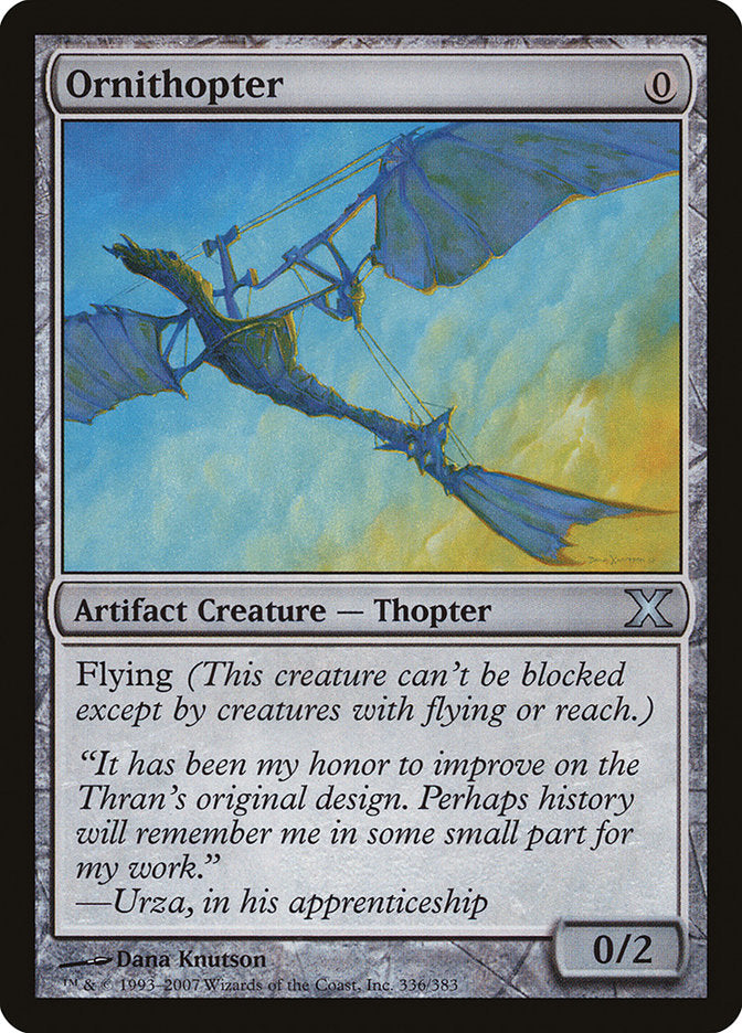 Ornithopter front