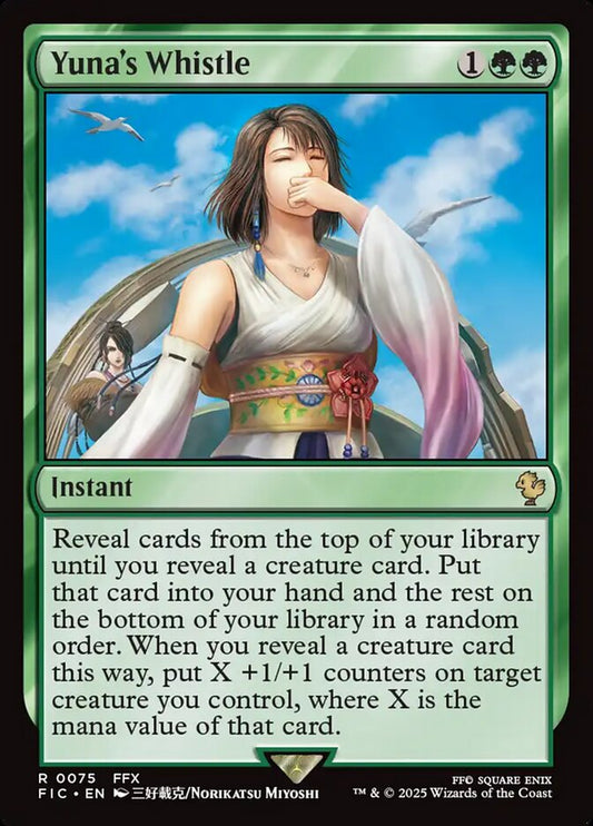 Yuna's Whistle front
